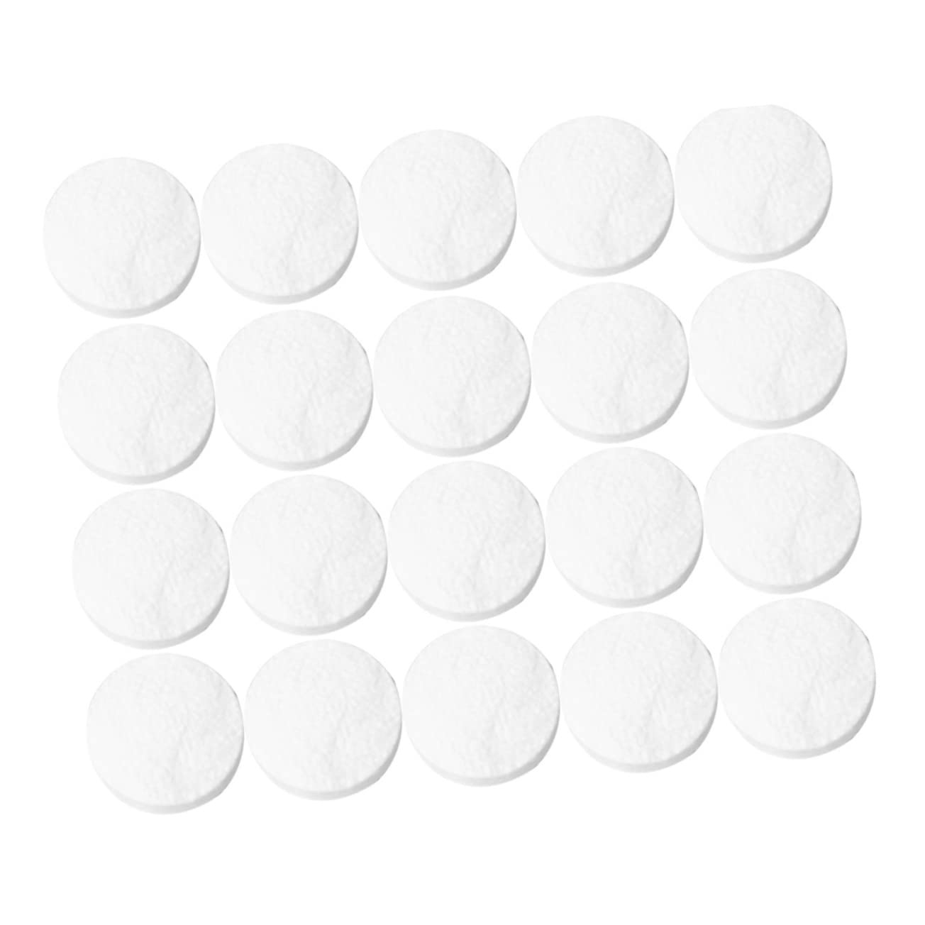 VICASKY 100pcs Cotton Reusable Face Pads Lint Facial Rounds Compressed Towels for Clean Face