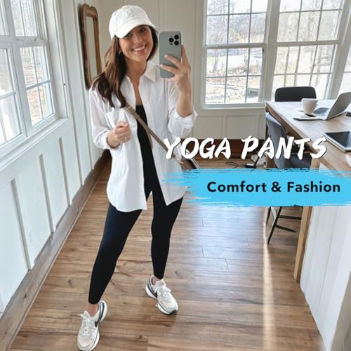 MOREFEEL Leggings with Pockets for Women, High Waisted Tummy Control Workout Hip Lift Yoga Pants Activewear - Image 5