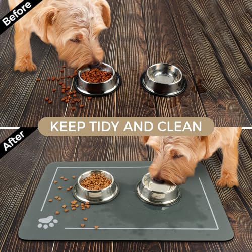 SINLAND Absorbent Pet Feeding Mat 16