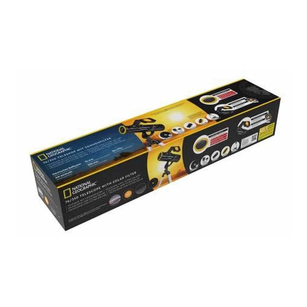 National Geographic Telescoop 76/350 met statief, smartphonehouder en zonnefilter voor het observeren van de zon bij wit licht