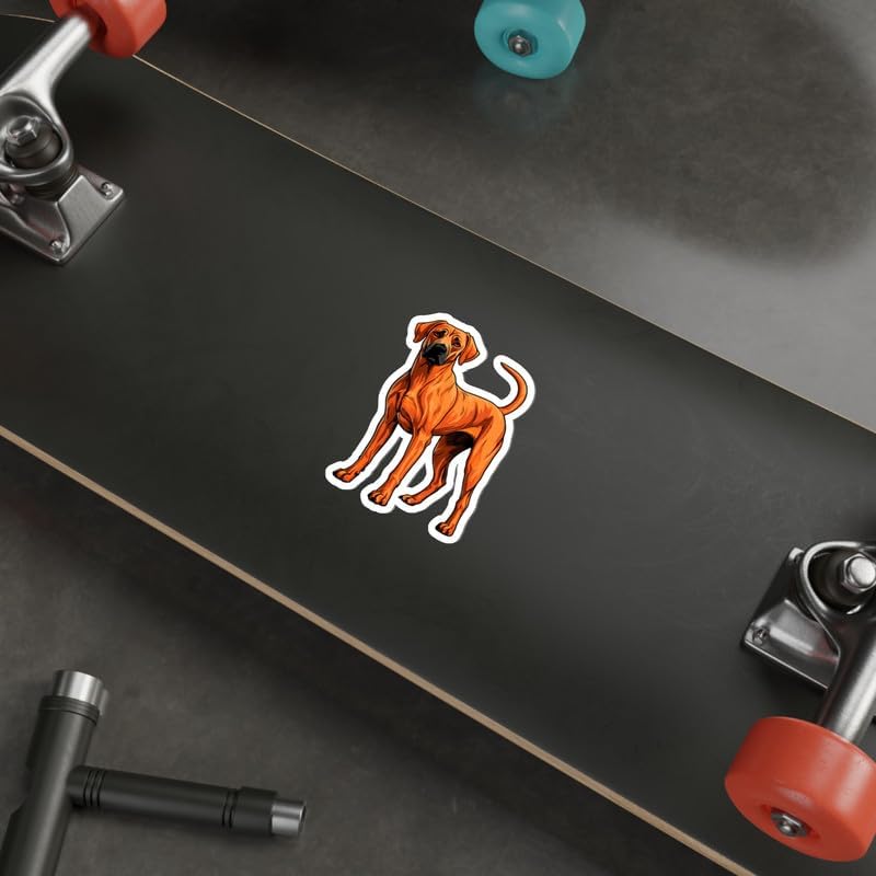 Rhodesian Ridgeback 4" Waterproof Vinyl Sticker - Laptop Car Tumbler Decal