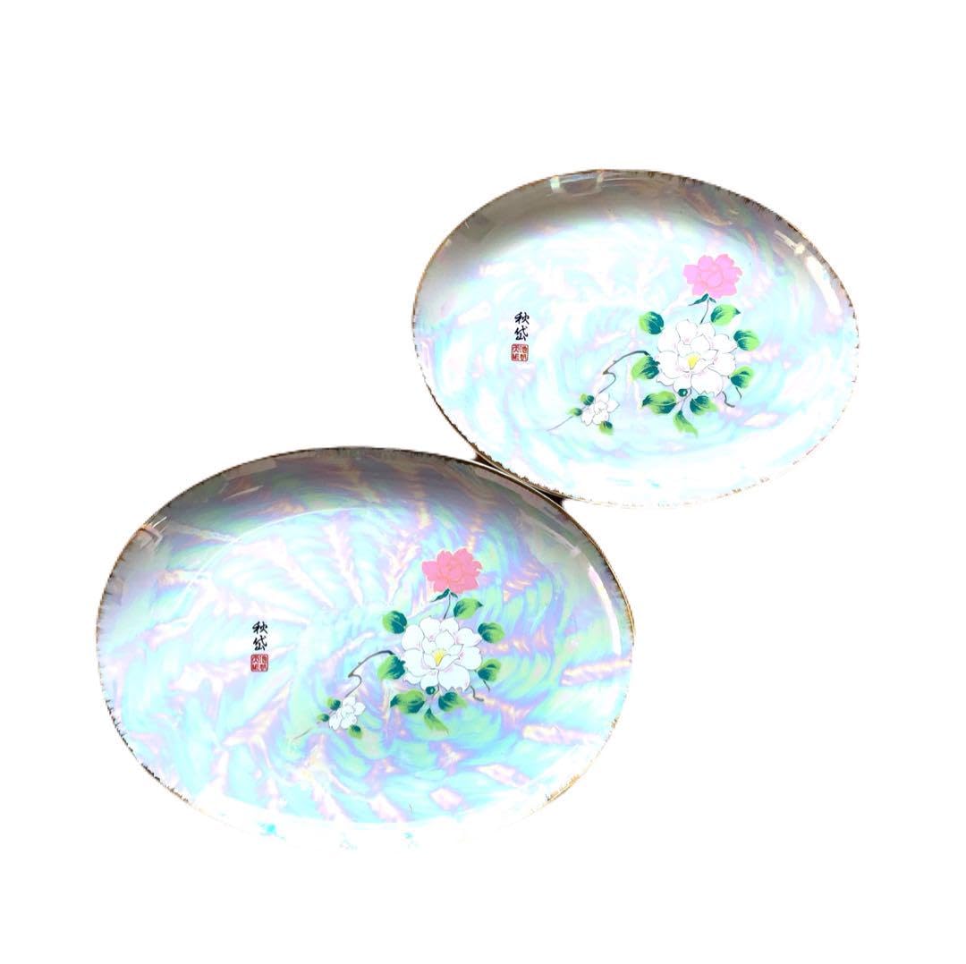 フェデラル　昭和レトロ　オーロラ皿5枚セット フェデラル 昭和レトロ オーロラ皿5枚セット