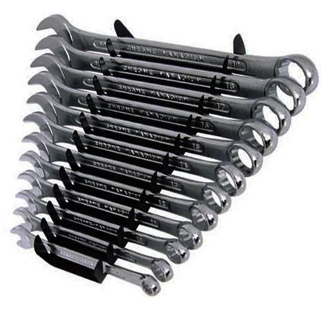 NEW 11 PIECE METRIC COMBINATION SPANNER HEX WRENCH SET VANADIUM 8-19mm U39