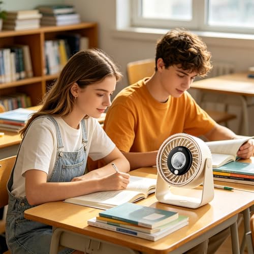 Ventilateur de bureau avec fonction refroidissement idéal pour la chambre et le salon - 3