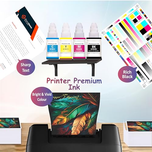 Image of GI-790 Compatible for Canon Pixma Ink Suitable for G1000, G1010, G1100, G2000, G2002, G2010, G2012, G2100, G3000, G3010, G3012, G3100, G4000 Printers (GI-790 Ink Set)