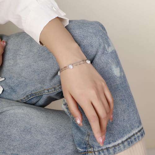 Image of SALTY Anti Tarnish Bracelet for Women | Fancy Bracelet | Jewellery Gifts | Hand Band | Fashion Accessories for Girls | Minimal Jewelry Design | Gift for Rakhi | Gift for Diwali, Christmas, Marriage, Birthday