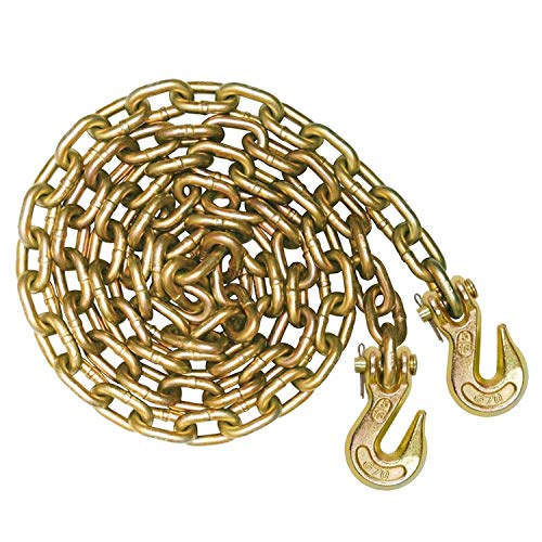 VULCAN Binder Chain with Clevis Grab Hooks - Grade 70-5/16 Inch x 16 Foot - 4,700 Pound Safe Working Load