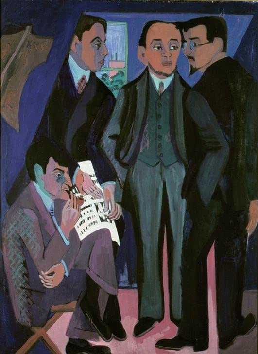Impression d'affiches Couple russe dansant pour Grand Salon Moderne 60x90cm