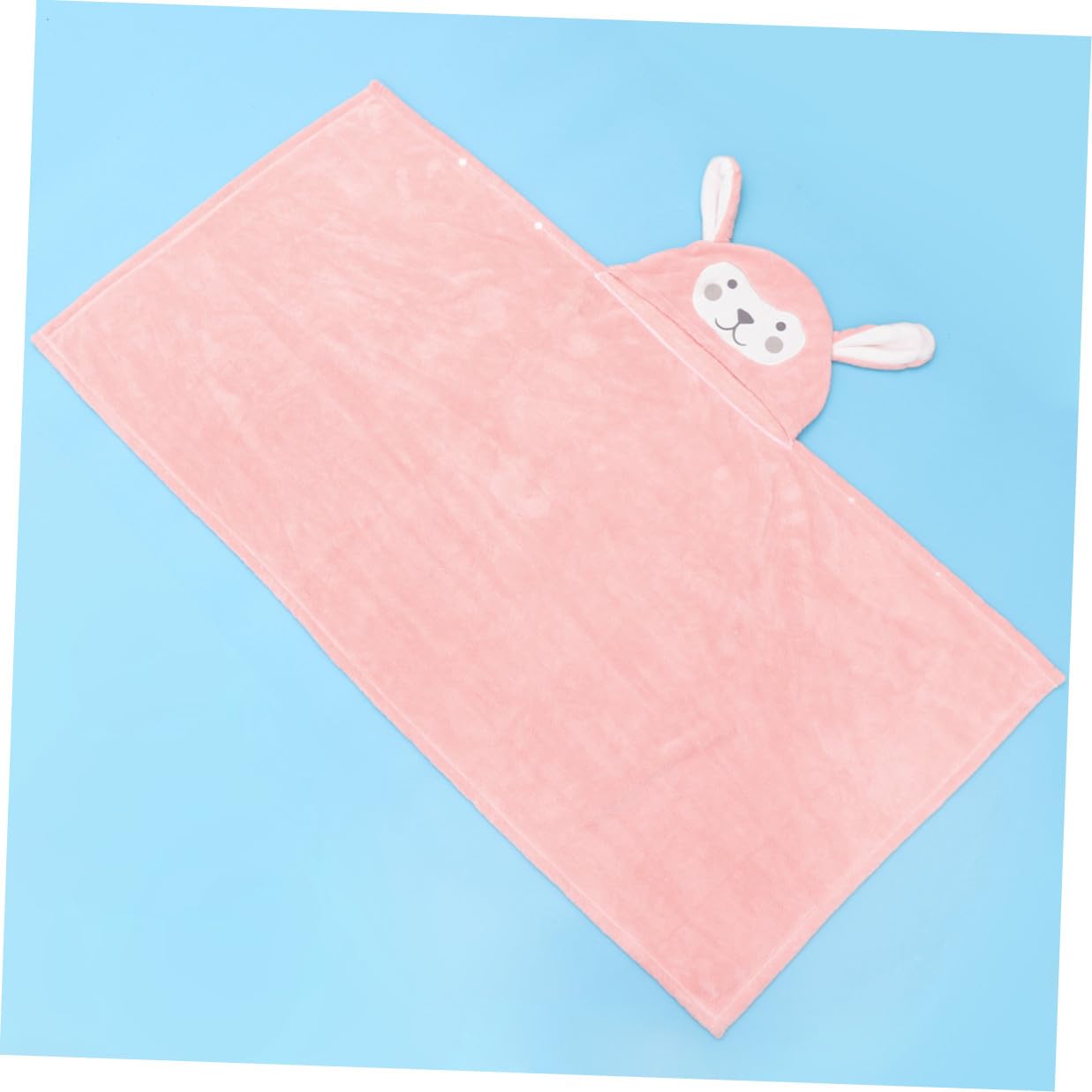Angoily Polar Toalla Suave Capucha Baño de Forro Coral para Niños