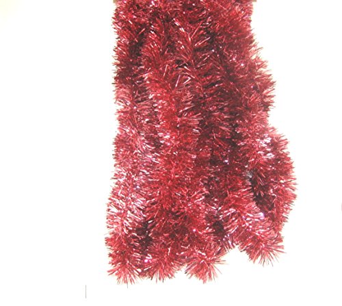 Fix Find Elegant Hanging Holiday Tinsel Garland 2.5-inches Thick x 15-feet