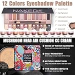 All in One Makeup Kit for Women Full Kit, Travel Makeup Gift Set for Women Teens Girls, Includes Eyeshadow Foundation Primer CC Lipsticks Mascara Brush Sponge Brow Pencil Soap Eyeliner Contour Bag - Image 2
