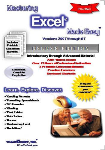Mastering Excel Made Easy Training Tutorial v. 2007 through 97 - How to ...