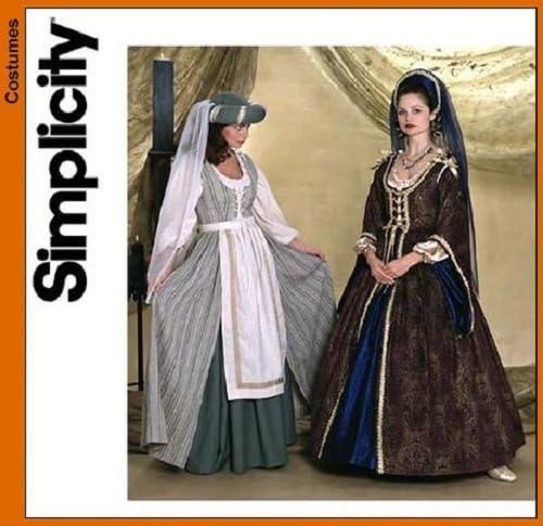Amazon.com: OOP Simplicity Renaissance Pattern 7756. Misses Szs 4;6;8 ...