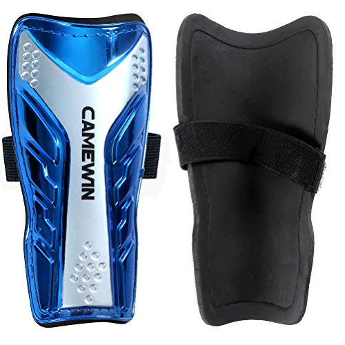 image for Karltion Soccer Shin Guards - Youth Kids 2 Pairs Shin Guards Slip Ligh