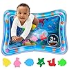 Alfombra de Agua Bebé – Alfombra Sensorial Inflable para Bebés - Tapete de Actividades para Estimulación y Desarrollo - 100% Libre de BPA - Juguete de Agua para Bebés – PAC2 - Azul - Avec Maman
