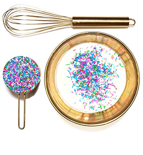 Fancy Sprinkles Deluxe Rainbow Jimmies Sprinkle Blend in Vibrant Rainbow, 4 ounce
