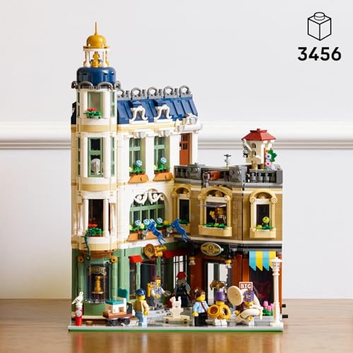 Image of LEGO Icons Shopping Street DIY Model Building Kit - Collectible Building Set for Adults - 11371