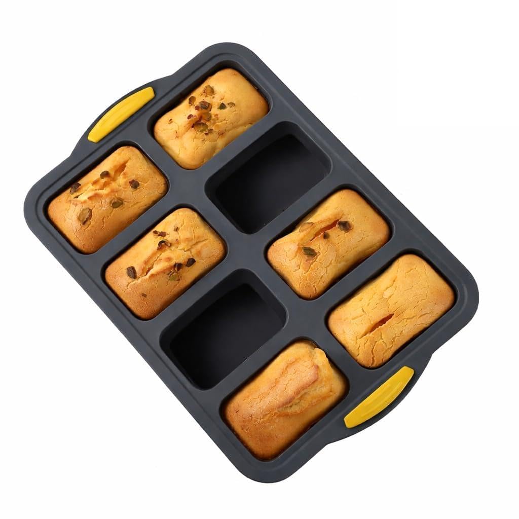 Mini Brownie Cake Pan with Steel Frame - Foldable, Sturdy, Save Space