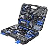 216-Piece Household Tool Kit, Prostormer Multi-Purpose DIY Home/Auto Repairing Hand Tool Set with Hammer, Pliers…