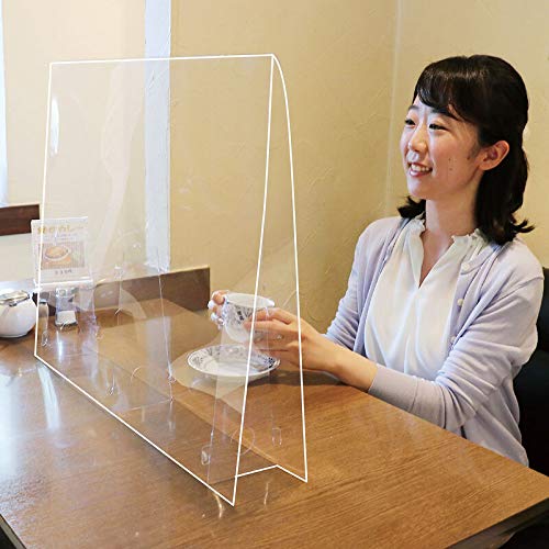 Amazon.co.jp: アーテック 飛沫防止 透明パーテーション 小 (W350×H500 
