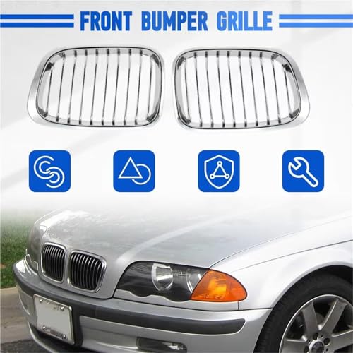 Calandre avant BMW E46 berline 325i 330i 320i calandre noire de 1998 à 2001 - 2