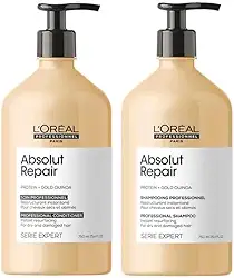 Kit L'Oréal Absolut Repair Shampoo 750ml + Condicionador 750ml