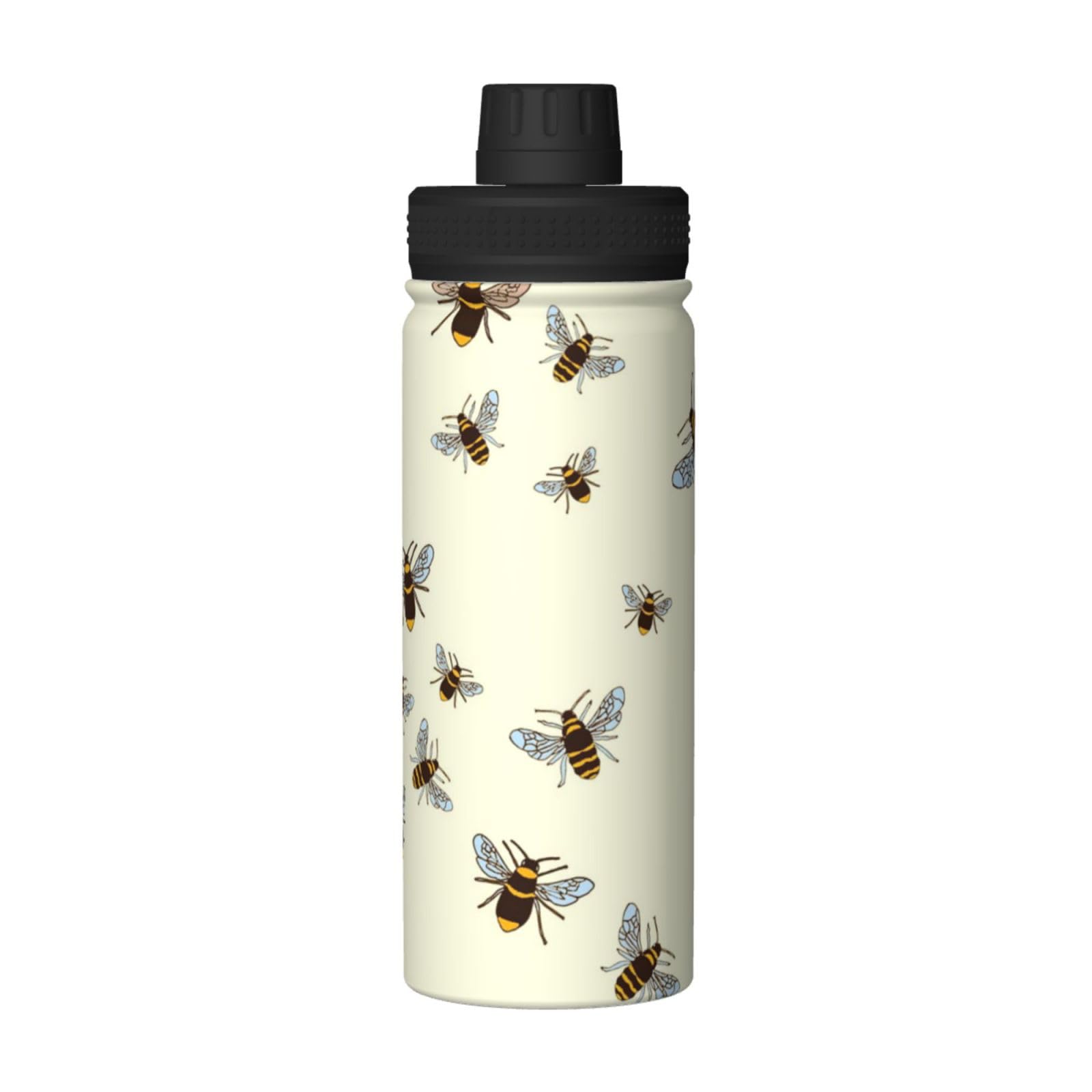 Brilliant Print Wasserflasche Edelstahl Isolierflaschen 18oz Sport Wasserflaschen für Männer Frauen