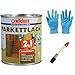 Produktbild 2 in 1 Hartlack Parkettlack, Grundierung und Lackierung inkl. 1 Pinsel von E-Com24 (seidenmatt 750 ml)