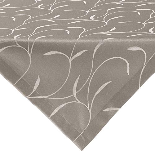 Erwin Müller Tischwäsche, Mitteldecke, Tischdecke Uni, Remscheid Taupe...