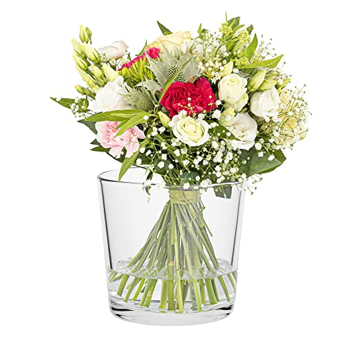 Trend For Home Candle Holder 16 cm Candle Container Glass Vase for Flowers Large Glass Vase Flower Vase Transparent Vase Deco Vase for Flowers Decorations for Living Room 2395 ml - Image 2