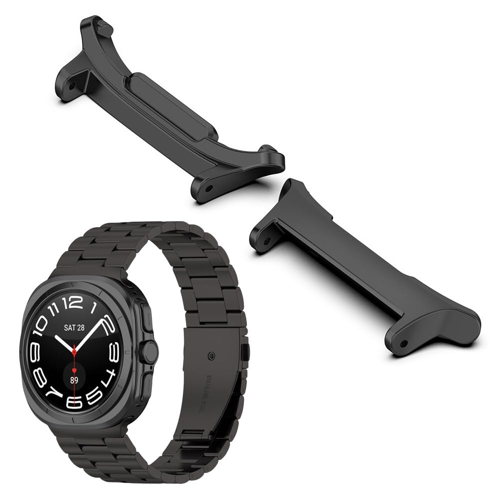 Uhrenarmband Adapter 24mm - Edelstahl Verbindungsstecker Set