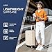 LUGG 20 Inch Jetset Lightweight Travel Cabin Bag Carry On Approved Suitcase ABS Shell Protection Water Resistant & Safe Locking System Easyjet overheadLuggage 55x35x23cm