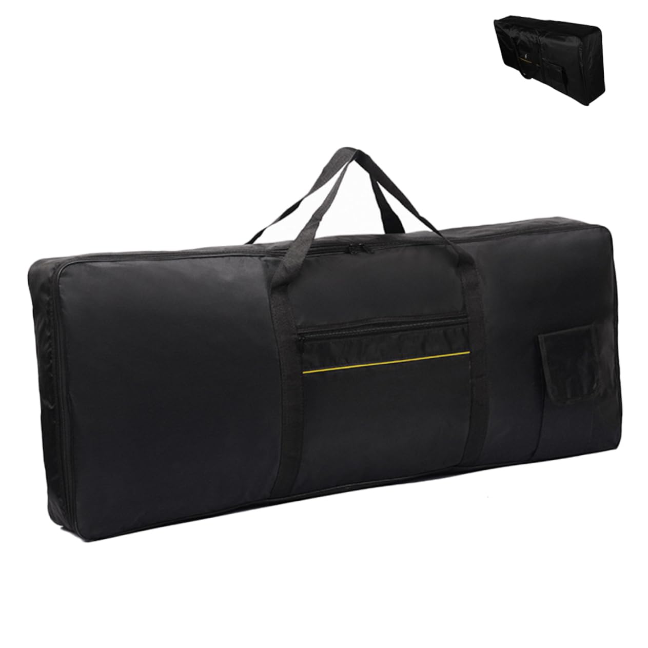 VANZACK Portable Key Electronic Keyboard Storage Bag with Strap Durable Carrier for Outdoor Performances Convenient Organ Holder