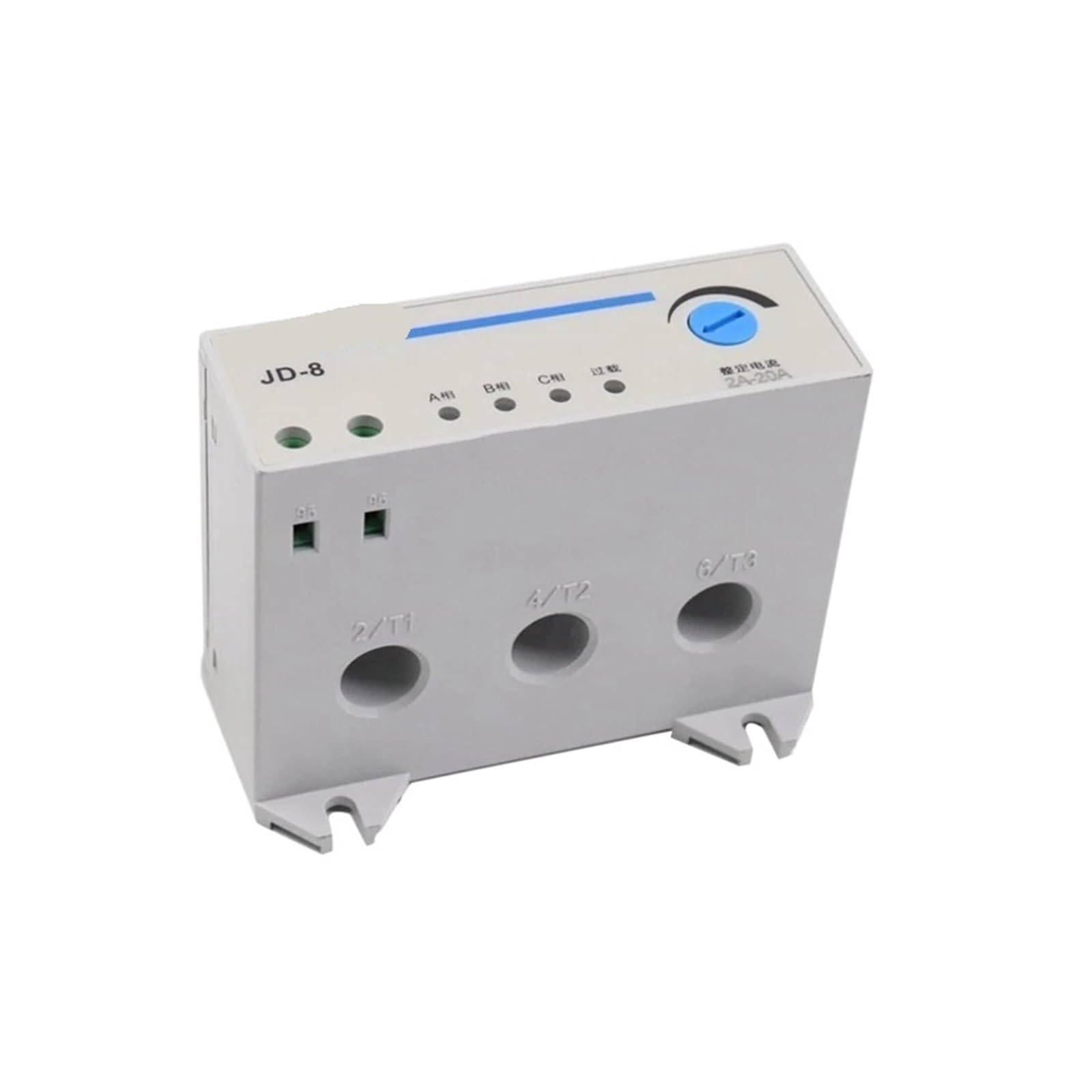 Relais de défaillance de phase thermique JD-8 disjoncteur surcharge 5A 380V