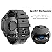 NotoCity Compatible with Fenix 6 Watchbands 22mm Band for Fenix 7/6/6 Pro/5/5 Plus/Fenix 8 47mm/Forerunner 935/945/955/965/Approach S60/S62/S70/Quatix 5(Black)