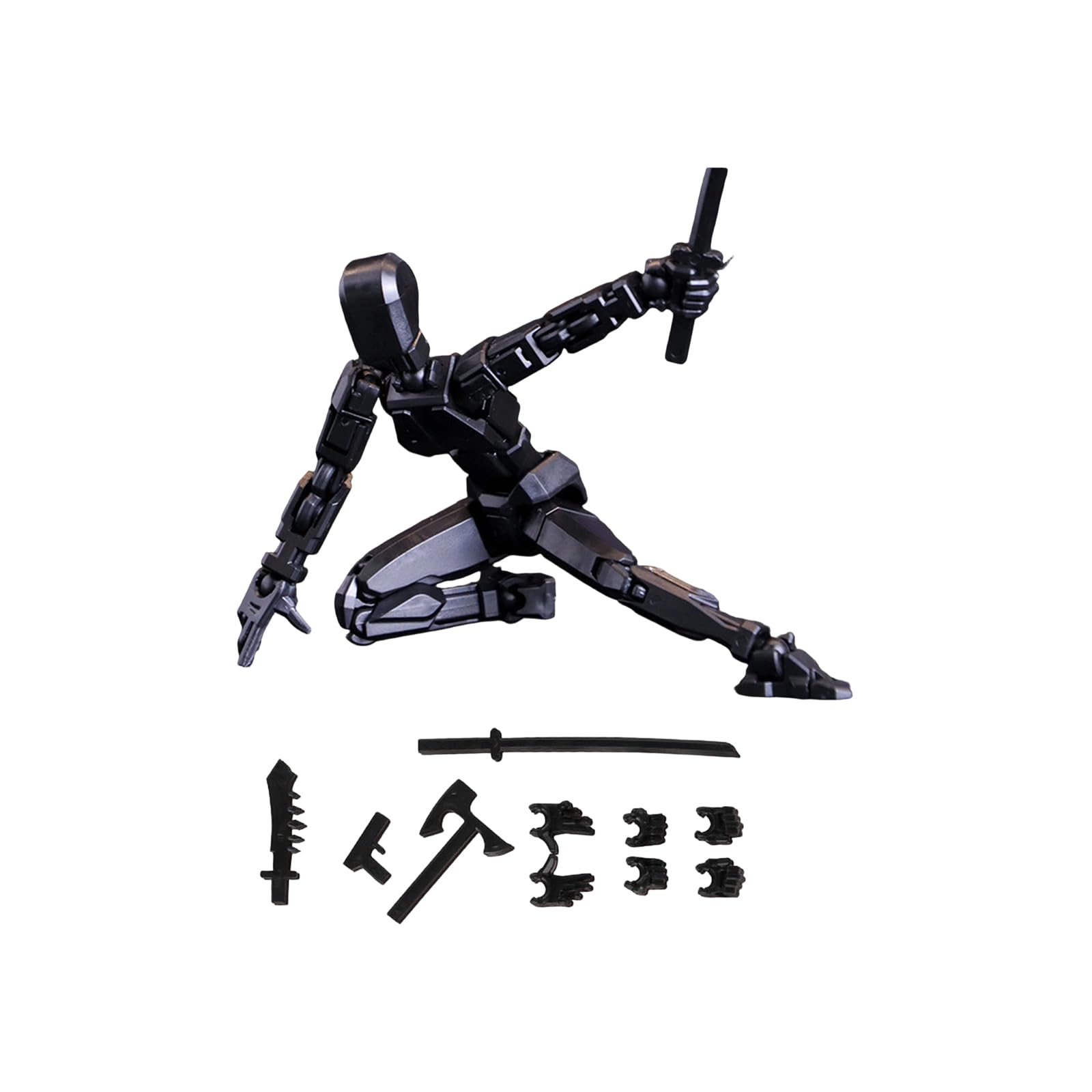 T13 Action Figure Hip Hop Multi-functional Doll Action Figures Toys Stick Multi Joints Movable Desktop Decoration A07