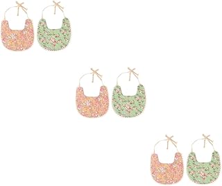 4 Pcs Bibs Unisex Baby Bib drool bib newborn bib Washable Baby Bib Saliva Towel baby girl double