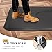 4’x 5’x 1/2'' Thick Salon Mat for Hair Stylist, Barber Floor Mats w/Round Base, Salon Chair Mat Comfort Standing, Barbershop Beauty Spa Equipment