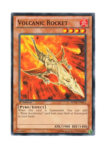 Amazon.co.jp: 遊戯王 英語版 SDOK-EN013 Volcanic Rocket ヴォルカ
