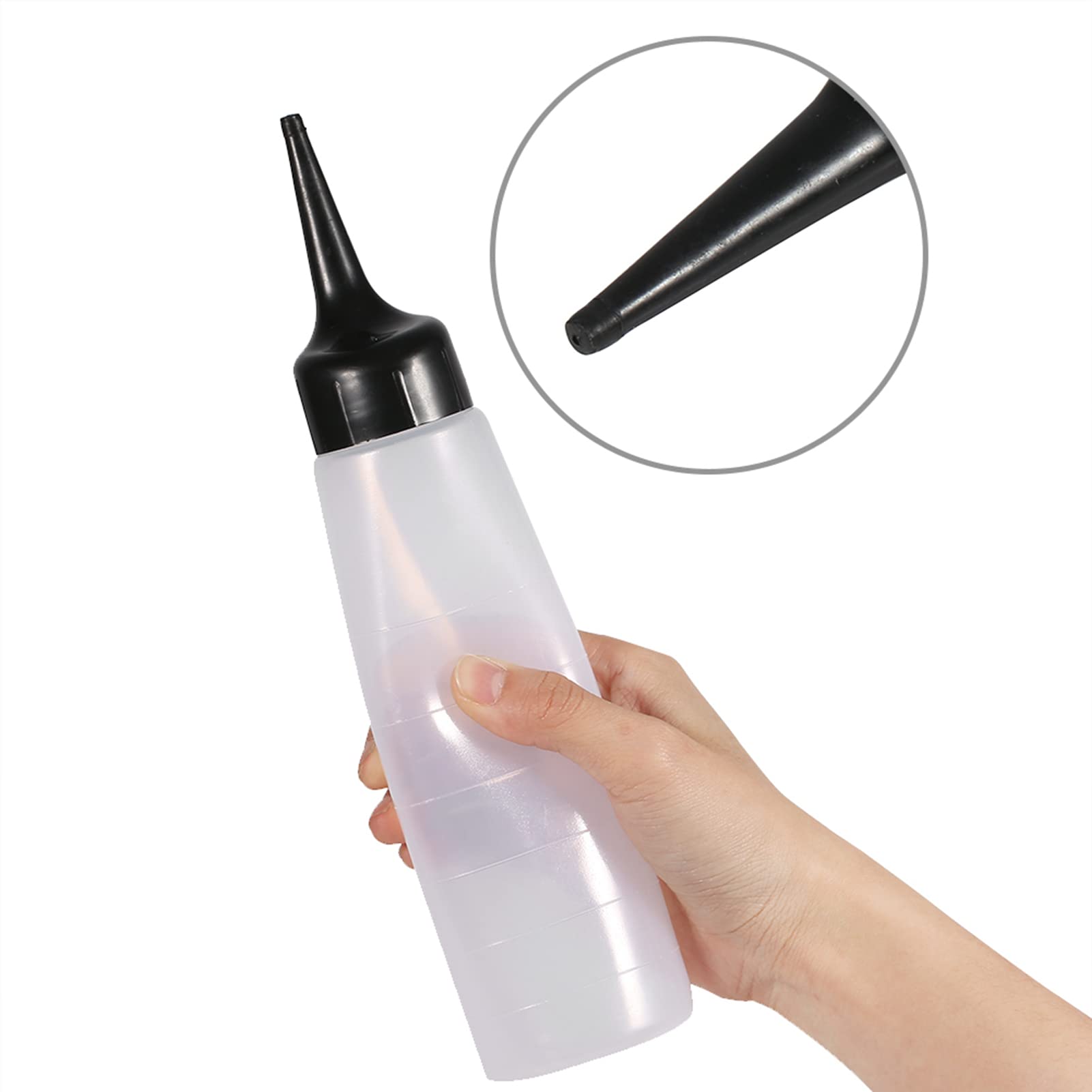 250 ml butelka z rozpylaczem pusta do szamponu salonu fryzjerskiego duża pojemność kontener do wielokrotnego napełniania aplikator włosów butelki spray szampon butelki garnek puszka do czyszczenia włosów zwierząt domowych