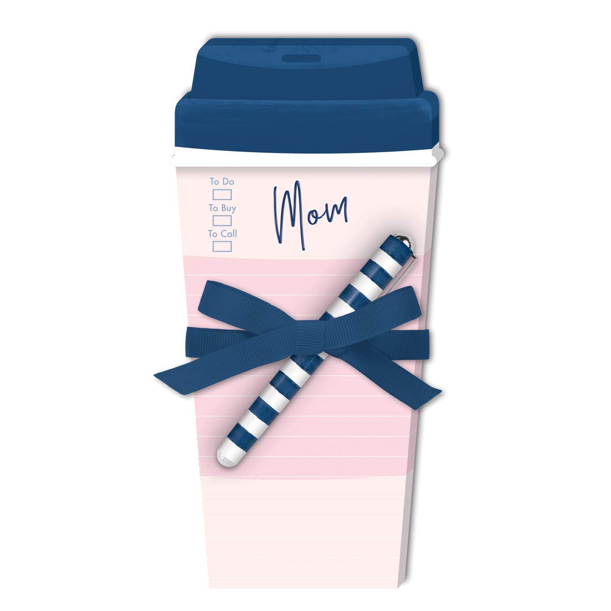 Lady Jayne Mom Coffee Cup Die-Cut Note Pad with Pen (11900)