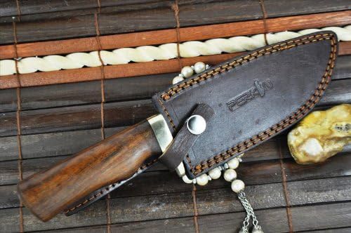 Miniatura 6 de Perkin Price Cut - Cuchillo de caza de Damasco hecho a mano