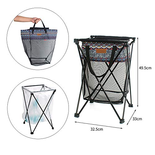 WAY-KE Outdoor Camping Picnic Storage Bag Set-Storage Shopping Bag/Support Frame
