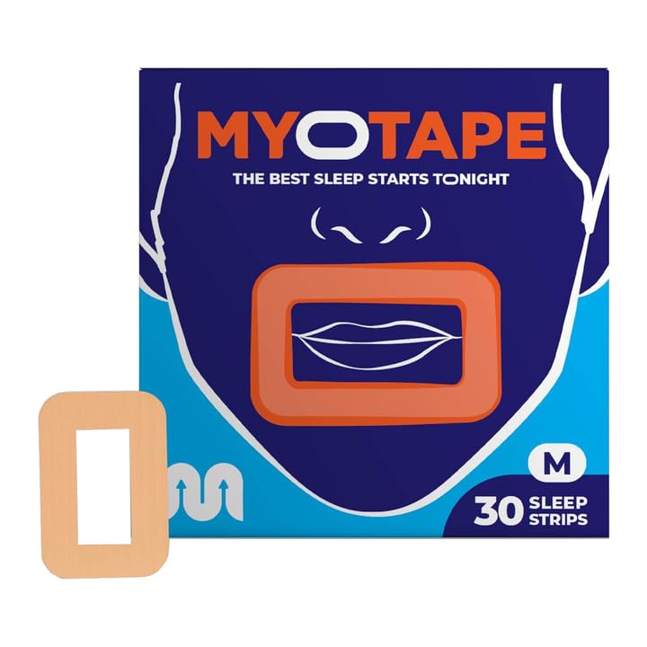 MyoTape - Sleep Tape 30 Nights Supply - Reduce Snoring - Improve Your Sleep - Promote Nasal Breathing - Comfortable & Gentle On Skin - Medium