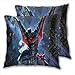 anzonto Lot de 2 housses de coussin Motif Batman 50 x 50 cm