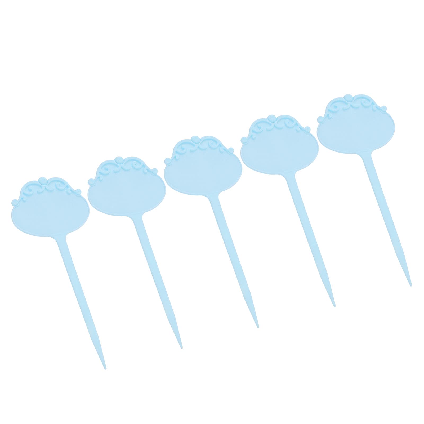 Cocoarm Etichette per Piante Etichette per Piante in Plastica 50 Pezzi 16 X 6,8 Cm da Giardino Impermeabili di Fiori Scrivibili per Giardino Vivaio Frutteti in Vaso e Coltivatori Domestici (BLUE)