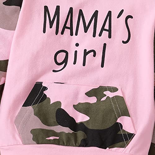 Verve Jelly Kleinkind Kinder Baby Jungen Mädchen Kleidung Langarm Mama's Boy Girl Hoodie Sweatshirt Top + Camouflage Hose Sweatsuit Herbst Outfit Set - Image 5