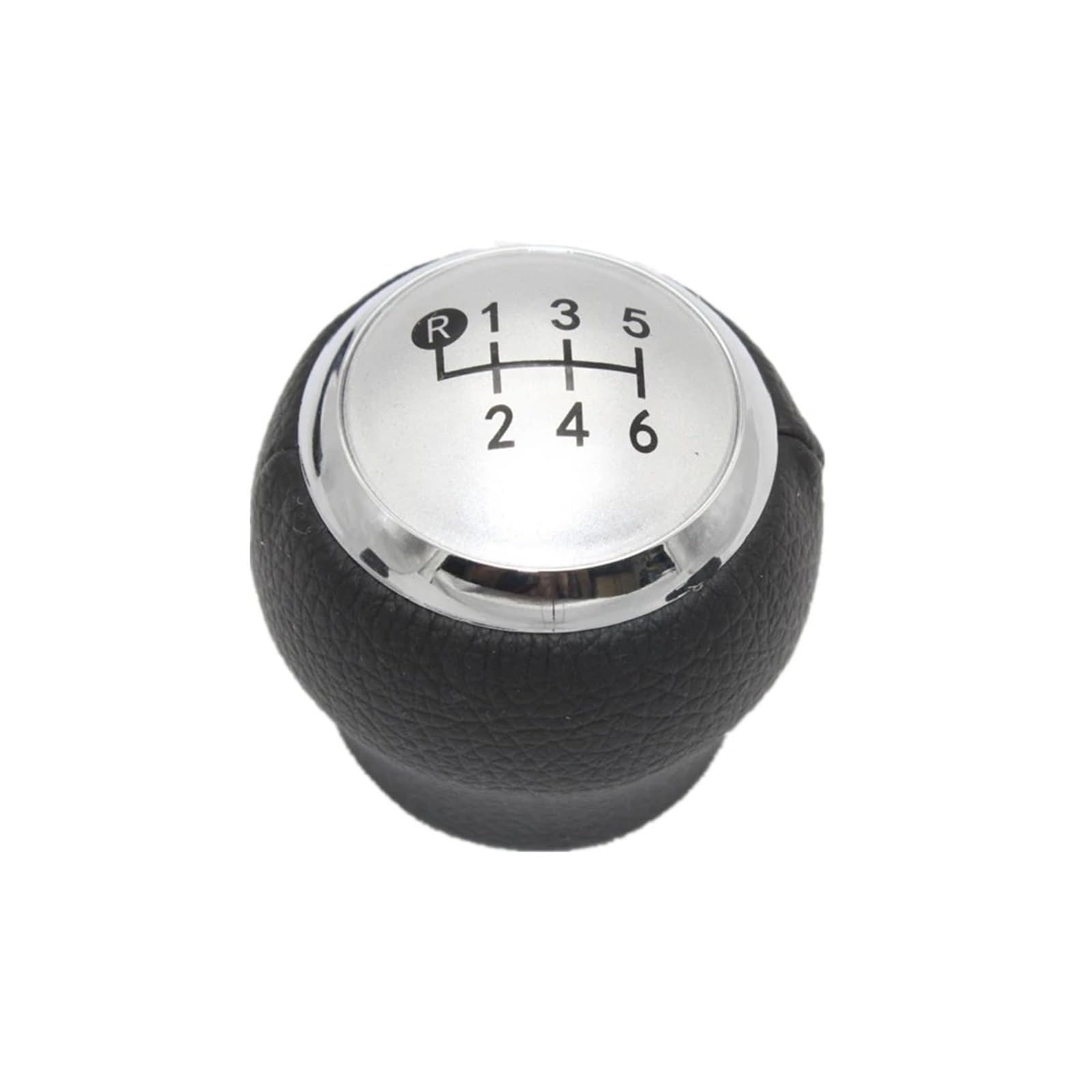 Sauanmnktp White Gearshift Knob For Toyota For Corolla E140 E150 2007-2013 Car-Tyling 6 Speed Gear Stick Shift Knob