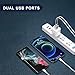 USB Wall Charger，Dual A USB Port Cube Power Plug Adapter，Fast Phone Charger Block Charging Box Brick for Phone 16 15 14 13 12 11 Pro Max 10 Se X 8 7 Plus,and More【2 Pack】
