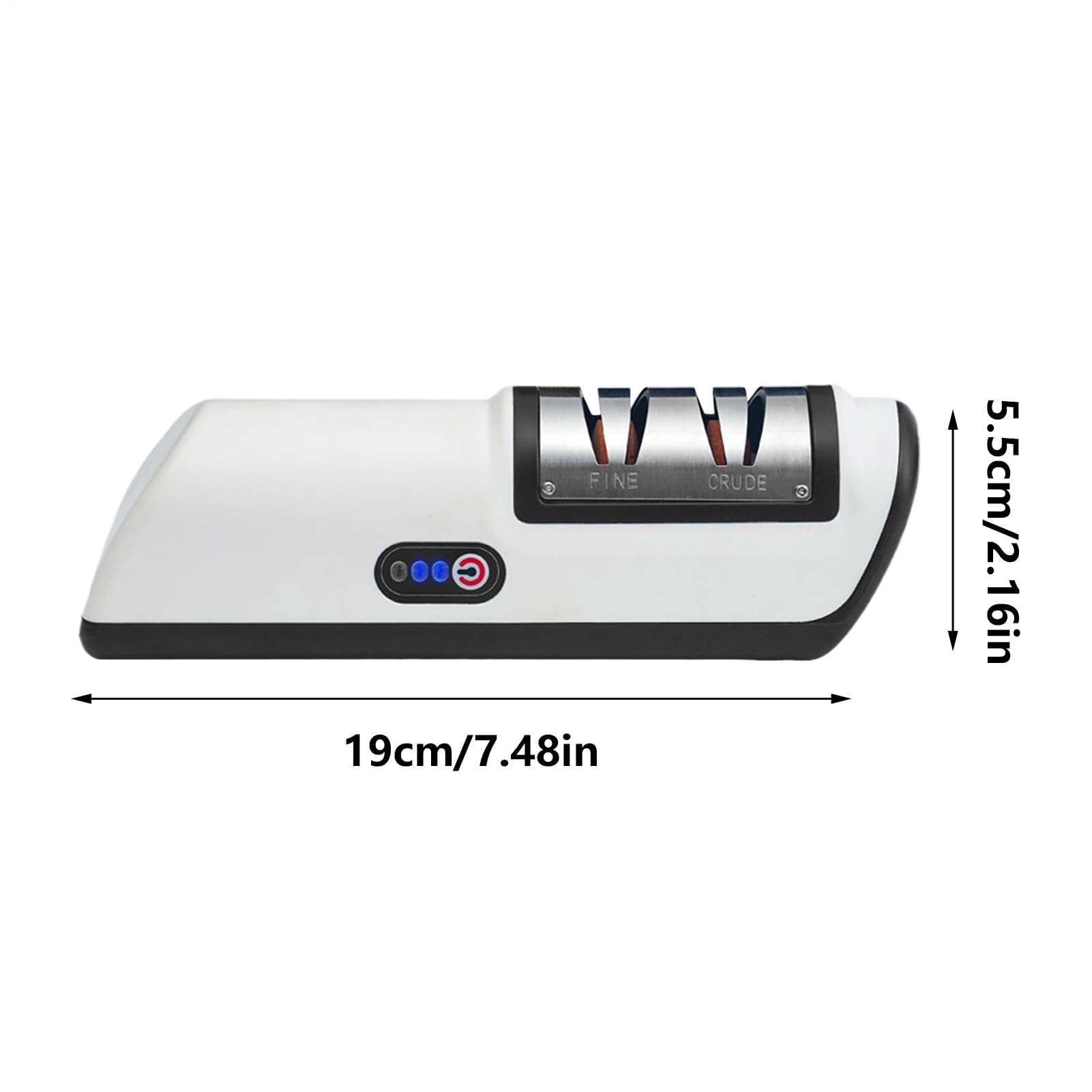 Afilador Eléctrico Para Cuchillas De Corte,Piedra Afiladora De Tijeras En 3 Etapas - Afilador De Cuchillas Eléctrico Con Carga USB Automática - Para Afilar Navajas Cocina Trabajo Jardín Adultos Mayore